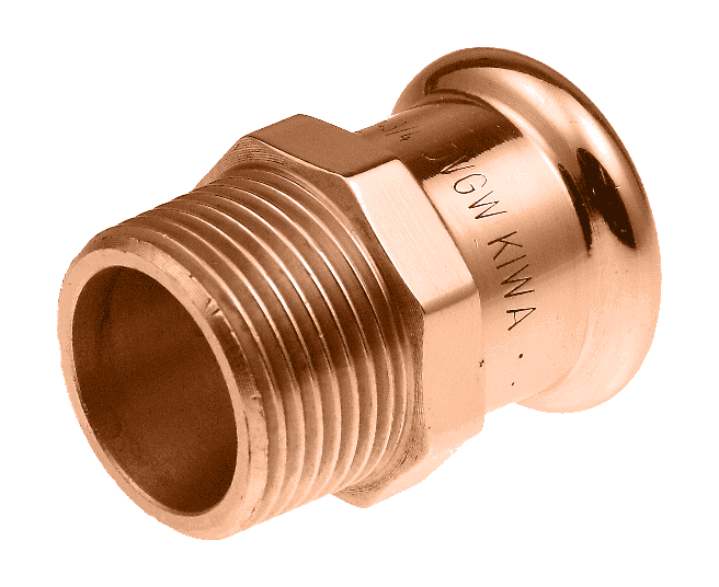KAN-therm – Systém Copper Gas – Priechodky so závitom